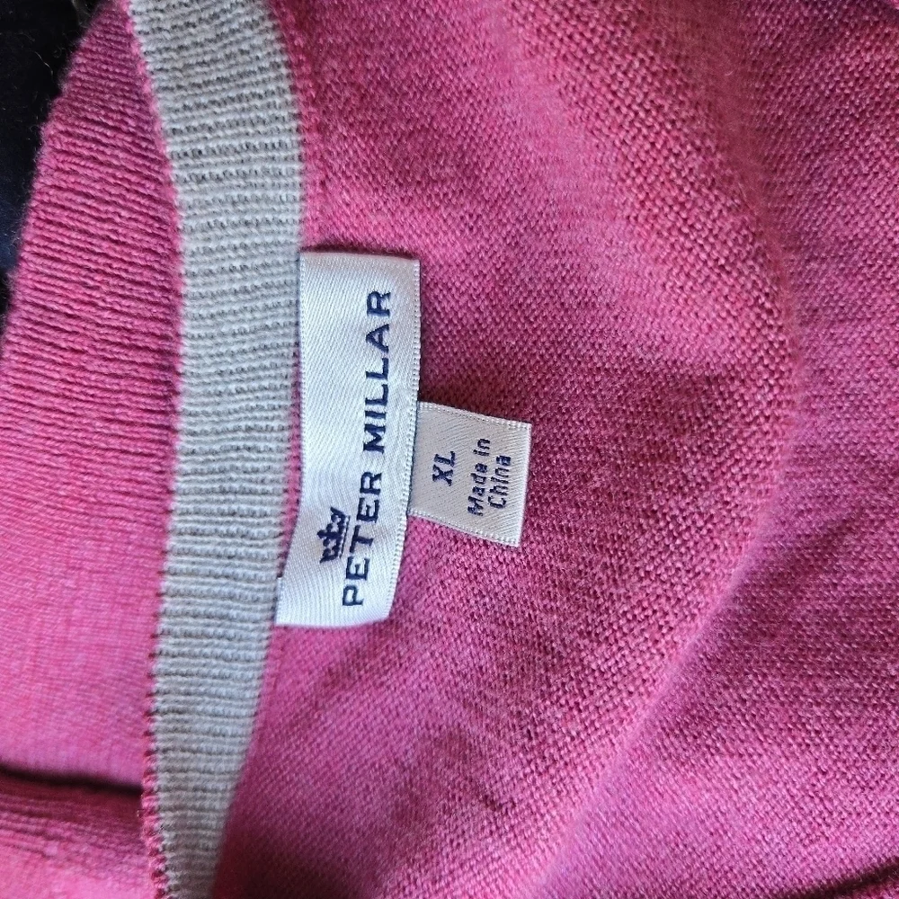 Peter Millar Crown Soft Merino Silk V-Neck Sweater Long Sleeve